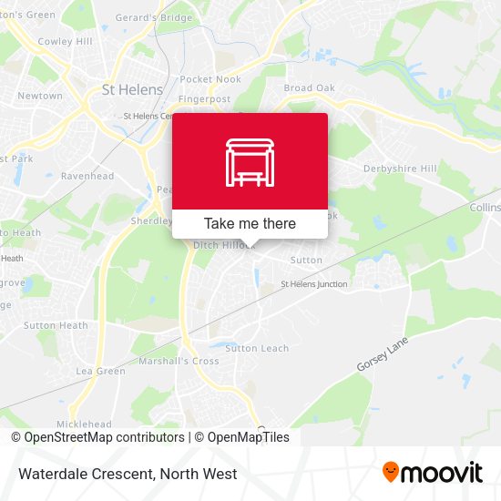 Waterdale Crescent map