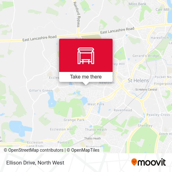 Ellison Drive map