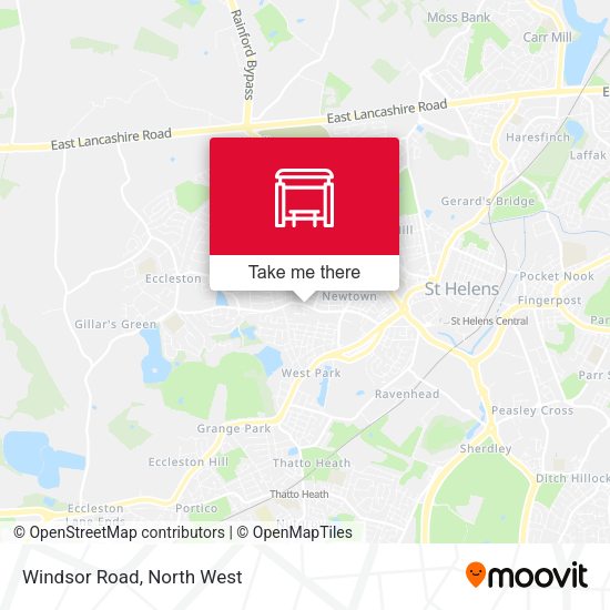 Windsor Road map