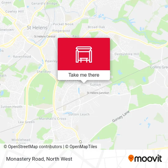 Monastery Road map