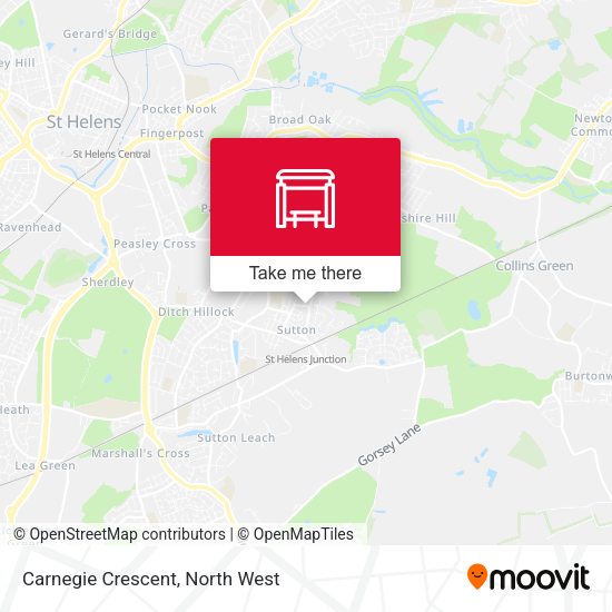 Carnegie Crescent map