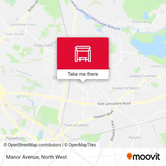 Manor Avenue map