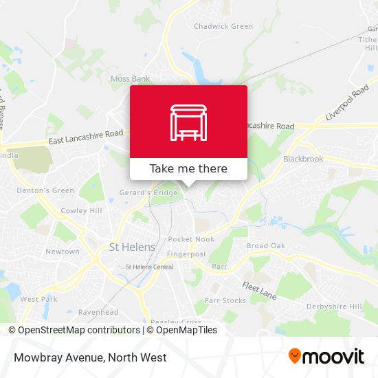 Mowbray Avenue map