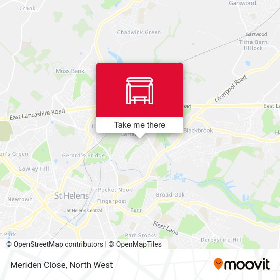 Meriden Close map