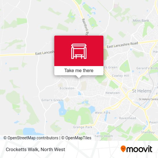 Crocketts Walk map