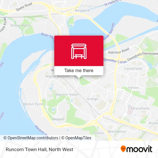 Runcorn Town Hall map