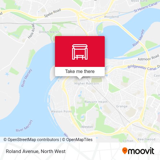 Roland Avenue map