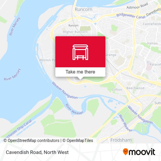 Cavendish Road map