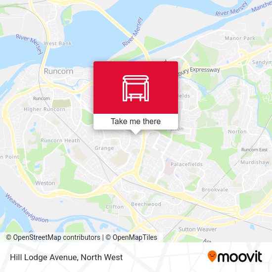 Hill Lodge Avenue map