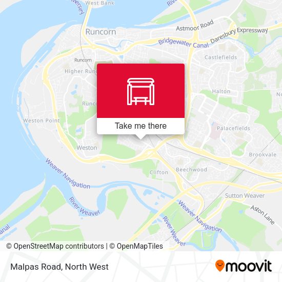 Malpas Road map