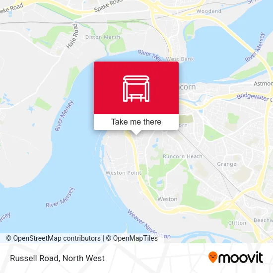 Russell Road map