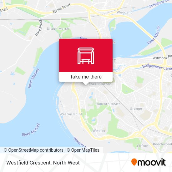 Westfield Crescent map