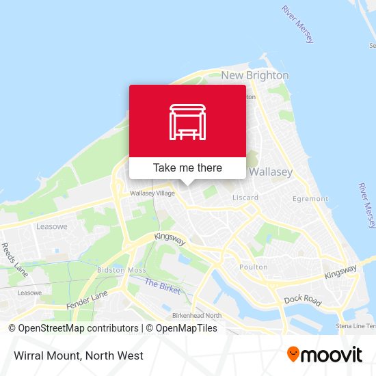 Wirral Mount map