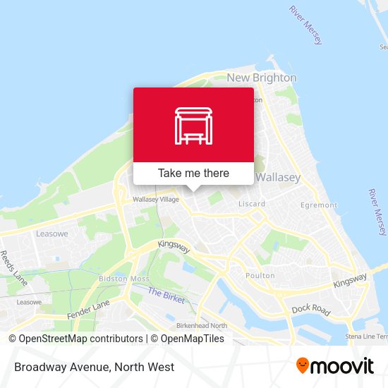 Broadway Avenue map