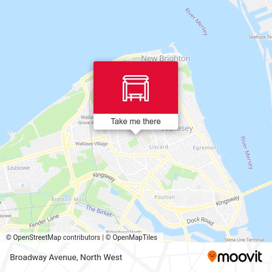 Broadway Avenue map