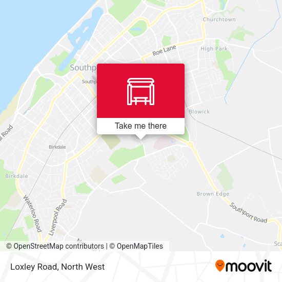 Loxley Road map