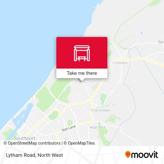 Lytham Road map