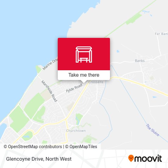Glencoyne Drive map