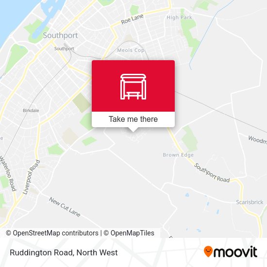 Ruddington Road map
