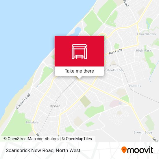 Scarisbrick New Road map