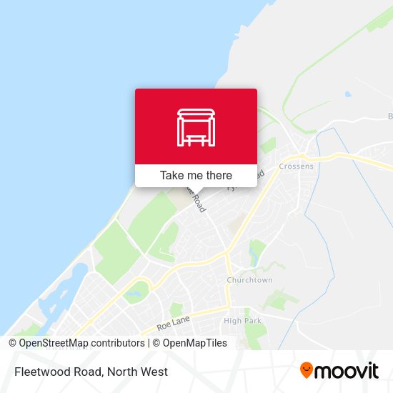Fleetwood Road map