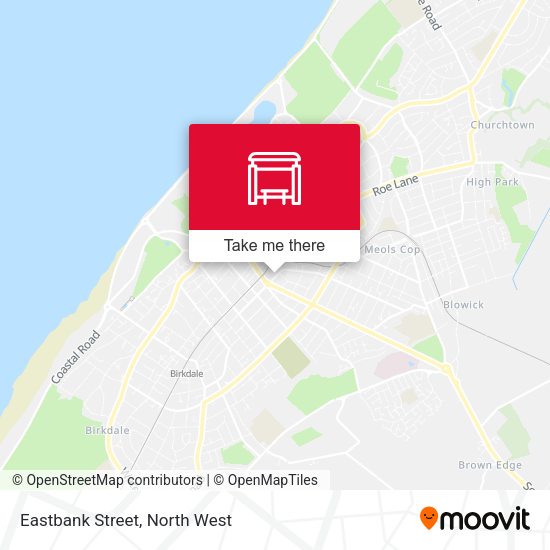 Eastbank Street map
