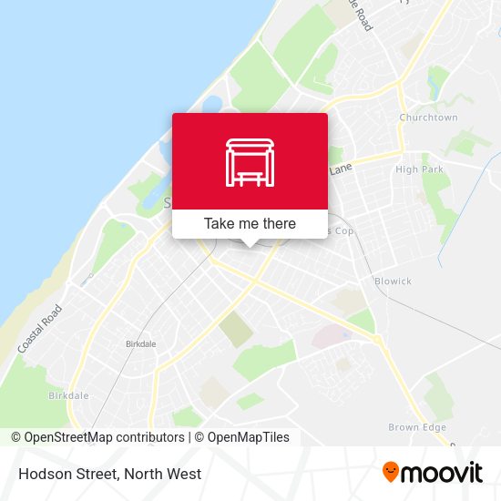 Hodson Street map
