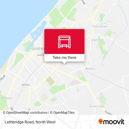 Lethbridge Road map