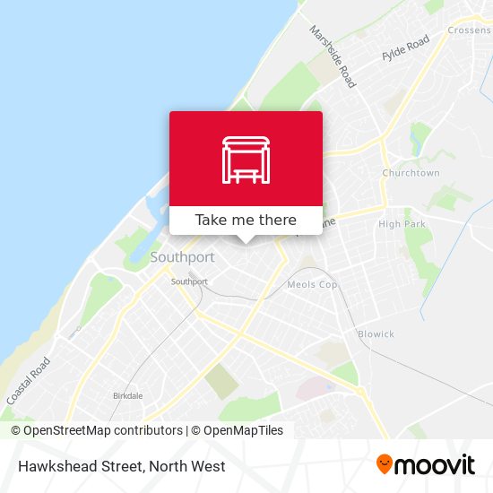 Hawkshead Street map