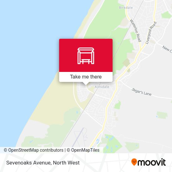 Sevenoaks Avenue map