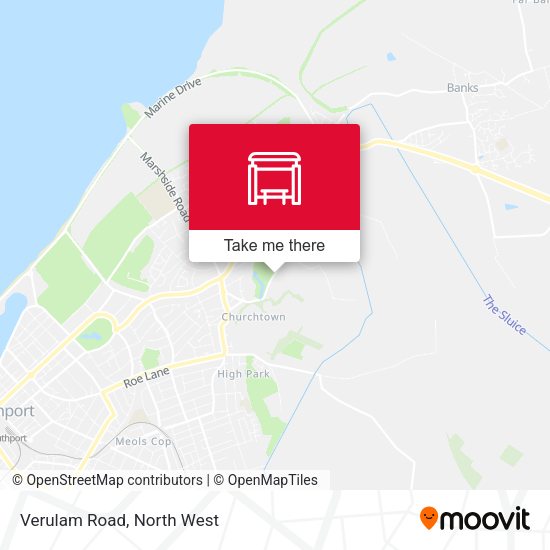 Verulam Road map