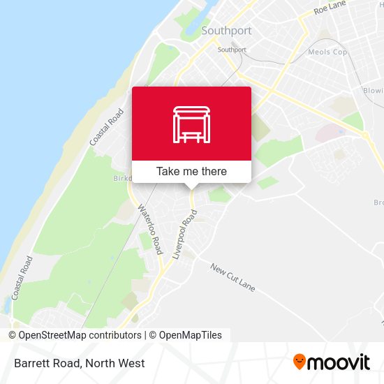 Barrett Road map