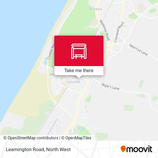 Leamington Road map