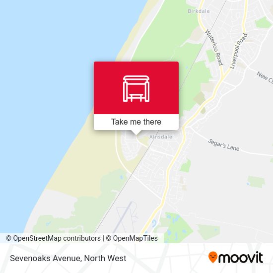Sevenoaks Avenue map