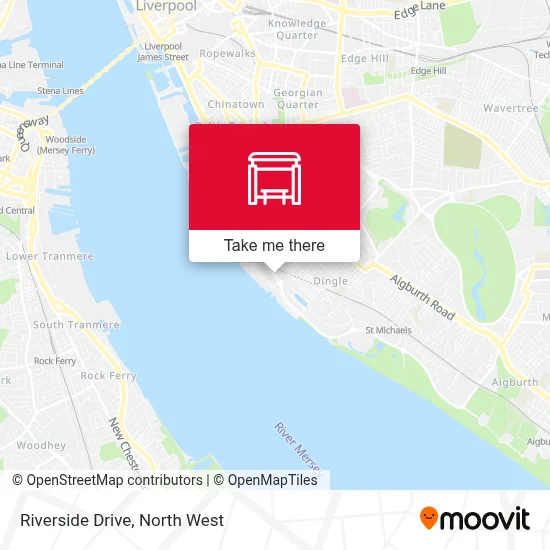 Riverside Drive map
