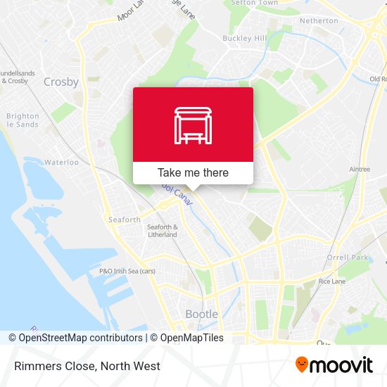 Rimmers Close map
