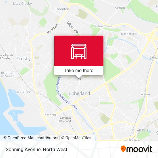 Sonning Avenue map