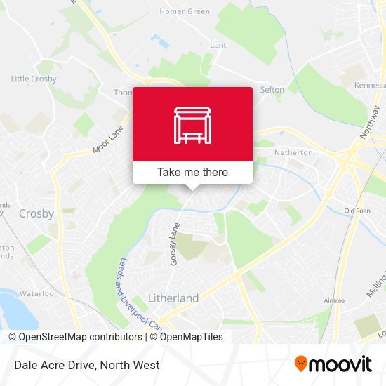 Dale Acre Drive map