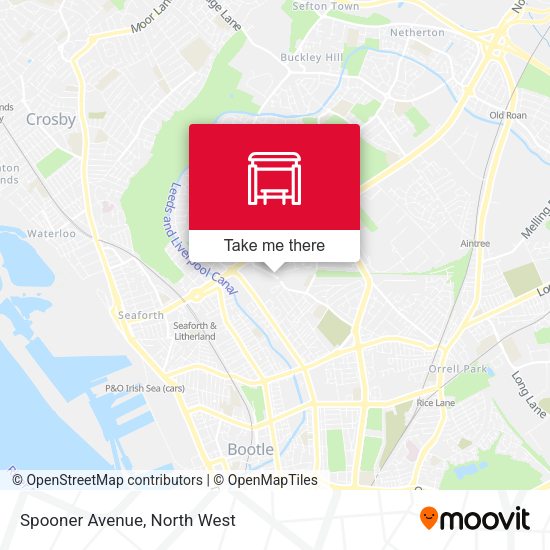 Spooner Avenue map