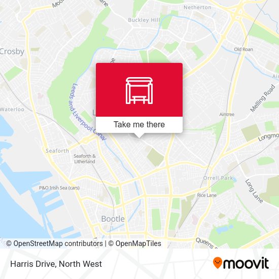 Harris Drive map