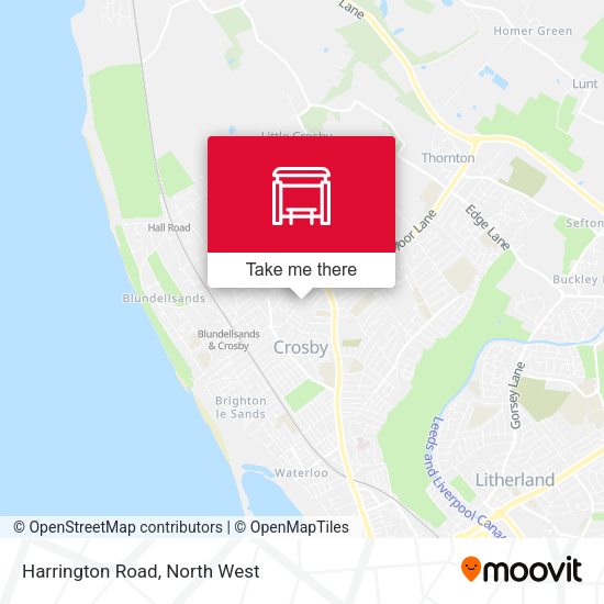 Harrington Road map