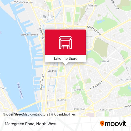Maregreen Road map
