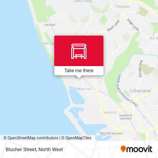 Blucher Street map