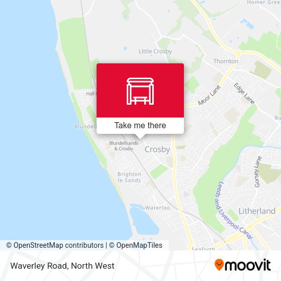 Waverley Road map