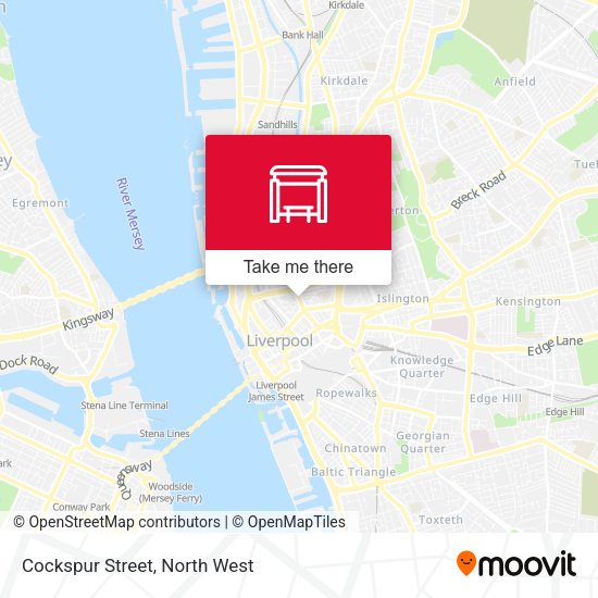 Cockspur Street map