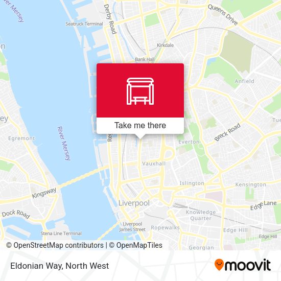 Eldonian Way map