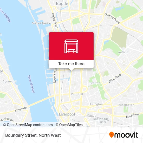 Boundary Street map