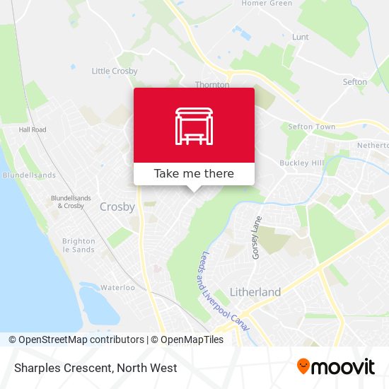 Sharples Crescent map