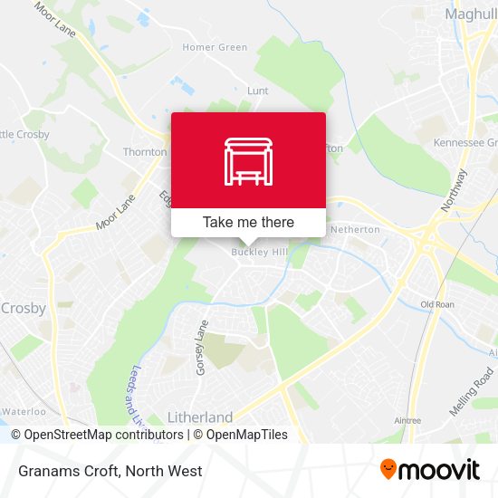 Granams Croft map