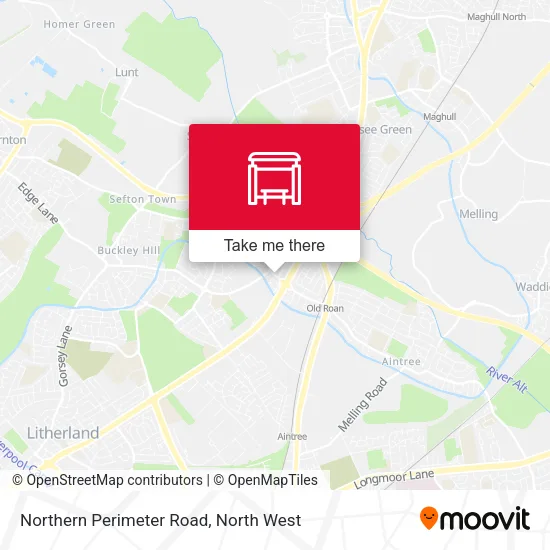 Northern Perimeter Road map